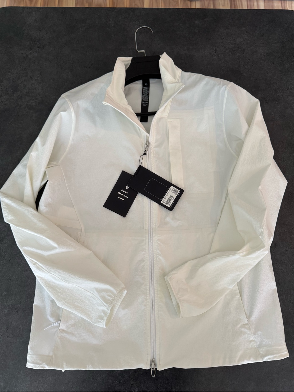 Lululemon Sojourn Windbreaker Jacket White Size L Nwt